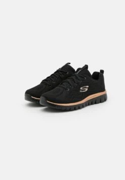 Skechers Graceful - Trainers - Black/Rose Gold -Skechers Sales Store 0da11bfc7fa54e10b616ac29e4e7113b