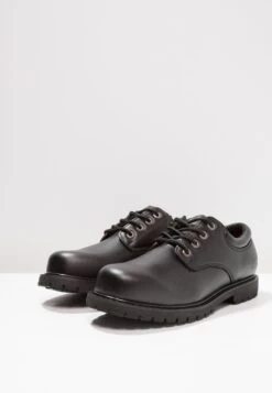 Skechers Cottonwood - Casual Lace-Ups - Black -Skechers Sales Store 0f51923d85354bb1af5d3e80844db70d