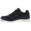 Trainers - Black Leather/Mesh/Pu/Red Trim 1 Trainers - Black Leather/Mesh/Pu/Red Trim -Skechers Sales Store 12efca2ae88c46c39bef1e905e08245e