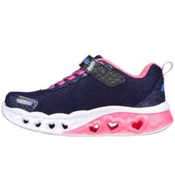 Skechers Flutter Hearts Lights Girls Trainers -Skechers Sales Store 1663172133 89854600
