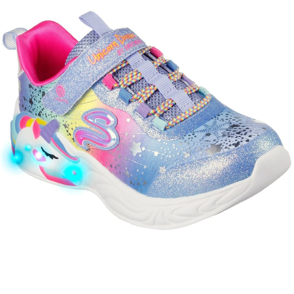 Skechers S-Lights: Unicorn Dreams Girls Trainers 3 Skechers S-Lights: Unicorn Dreams Girls Trainers