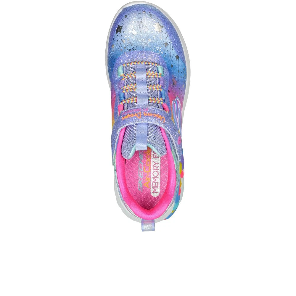 Skechers S-Lights: Unicorn Dreams Girls Trainers 5 Skechers S-Lights: Unicorn Dreams Girls Trainers - Image 3
