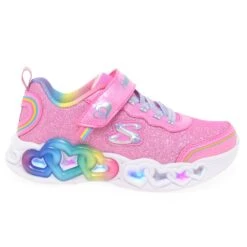 Skechers Infinite Hearts Lights Girls Youth Trainers -Skechers Sales Store 1681380118 15127700