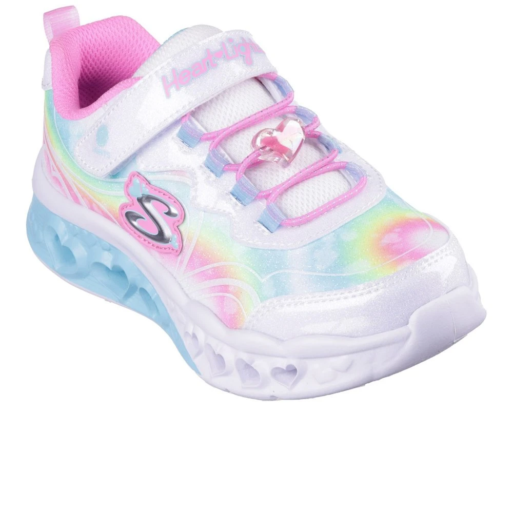 Skechers Flutter Heart Lights Groovy Swirl Girls Trainers 3 Skechers Flutter Heart Lights Groovy Swirl Girls Trainers