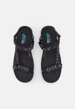 Skechers Reggae Cup - Sandals - Black -Skechers Sales Store 17cf6ec4a7774af39ce2fc7d7ae41c58