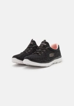 Summits - Slip-Ons - Black/Rose Gold -Skechers Sales Store 2ffeb58fcb744a52add90cb82ef030df