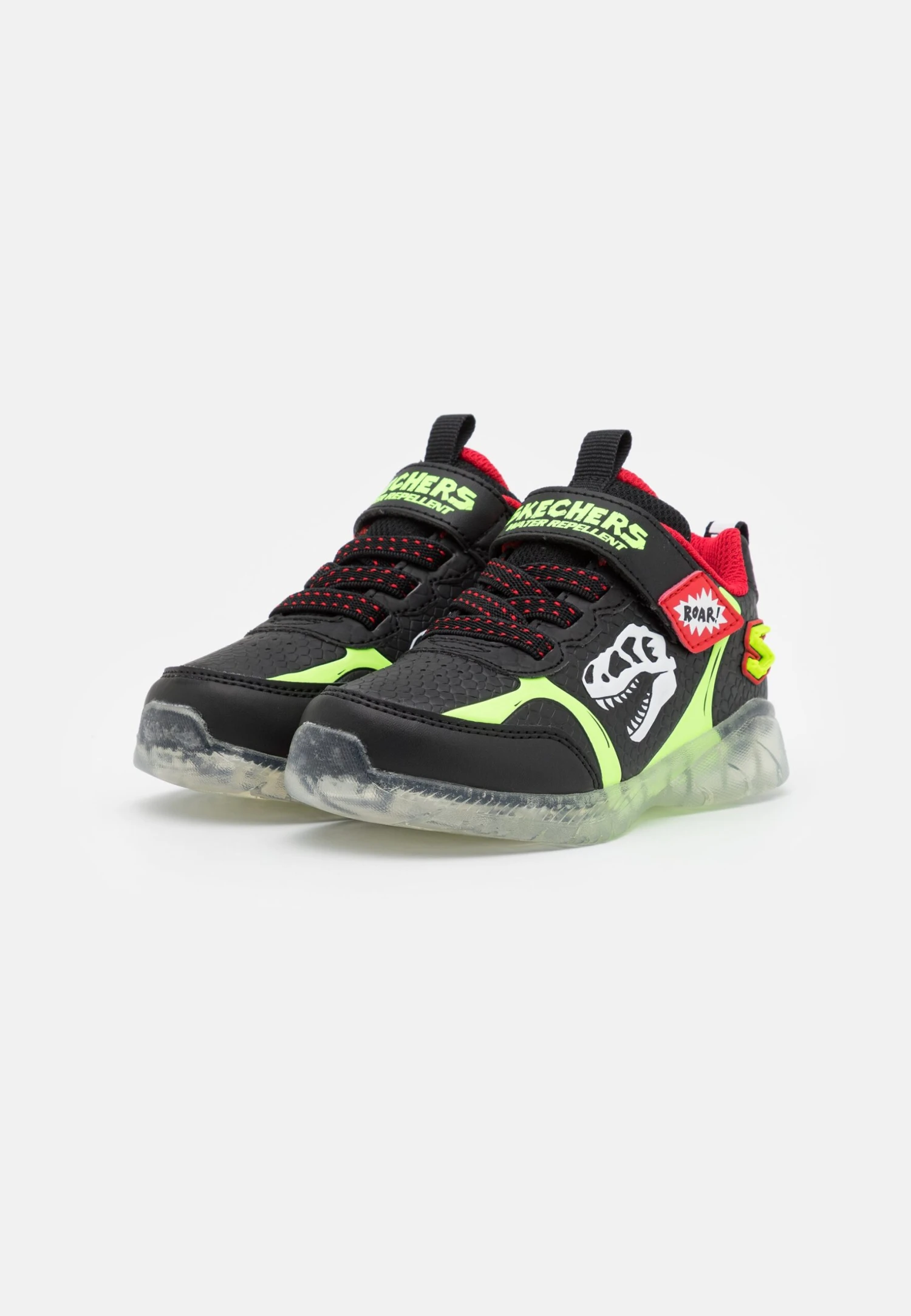 Skechers Illumi-Brights - Trainers - Black/Lime//Red 4 Skechers Illumi-Brights - Trainers - Black/Lime//Red - Image 2