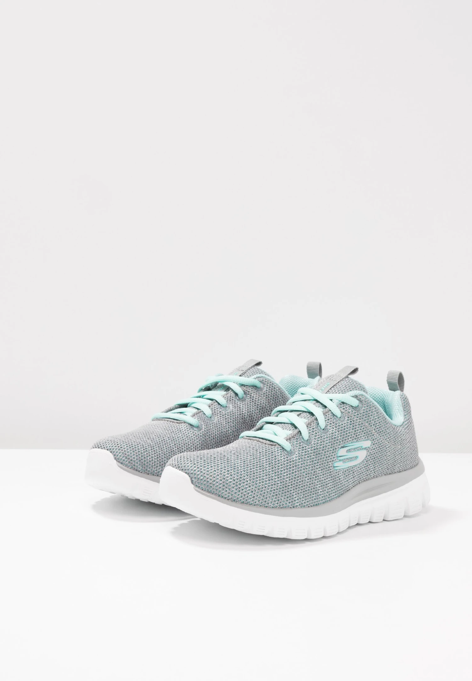 Skechers Graceful - Trainers - Gray/Mint 7 Skechers Graceful - Trainers - Gray/Mint - Image 5