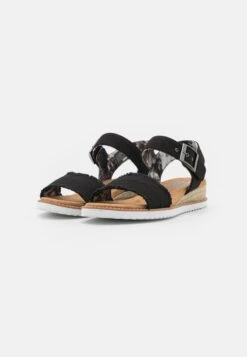 Desert Kiss - Wedge Sandals - Black -Skechers Sales Store 3950190f64d744618609a71257d128ee