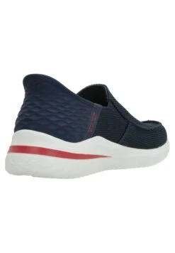 Skechers Delson 3.0 - Slip-Ons - Navy Knit -Skechers Sales Store 43a9267258a145418d1f19182bd47219