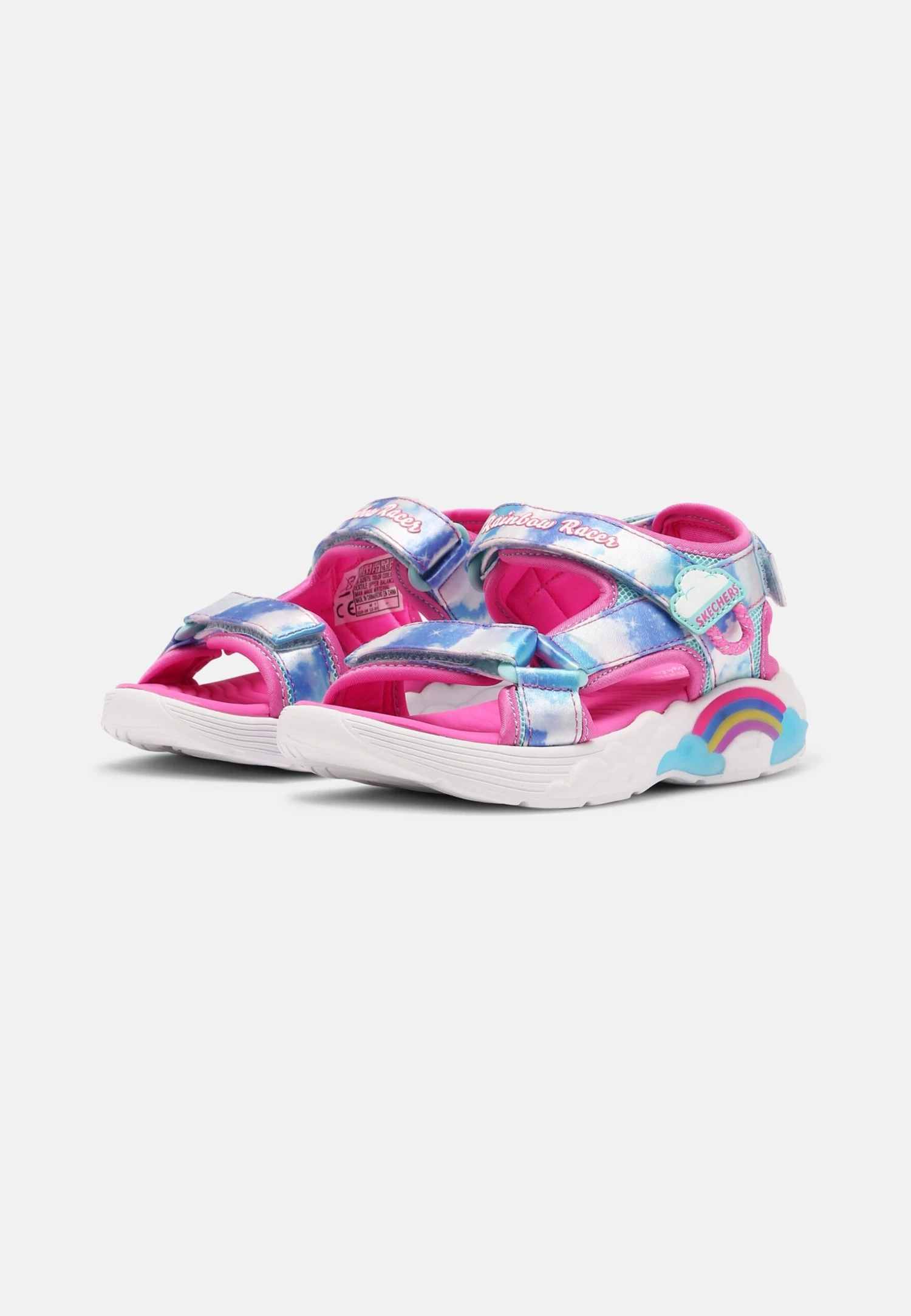 Skechers Rainbow Racer - Sandals - Pink/Blue 4 Skechers Rainbow Racer - Sandals - Pink/Blue - Image 2