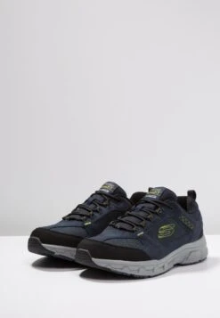 Skechers Oak Canyon - Trainers - Navy/Lime -Skechers Sales Store 6127040dee564a17b7f487c4a347af4e