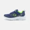 Skechers Microspec - Trainers - Navy/Lime/Silver -Skechers Sales Store 67198f3ec7d7470a958079ed2dd54e6f