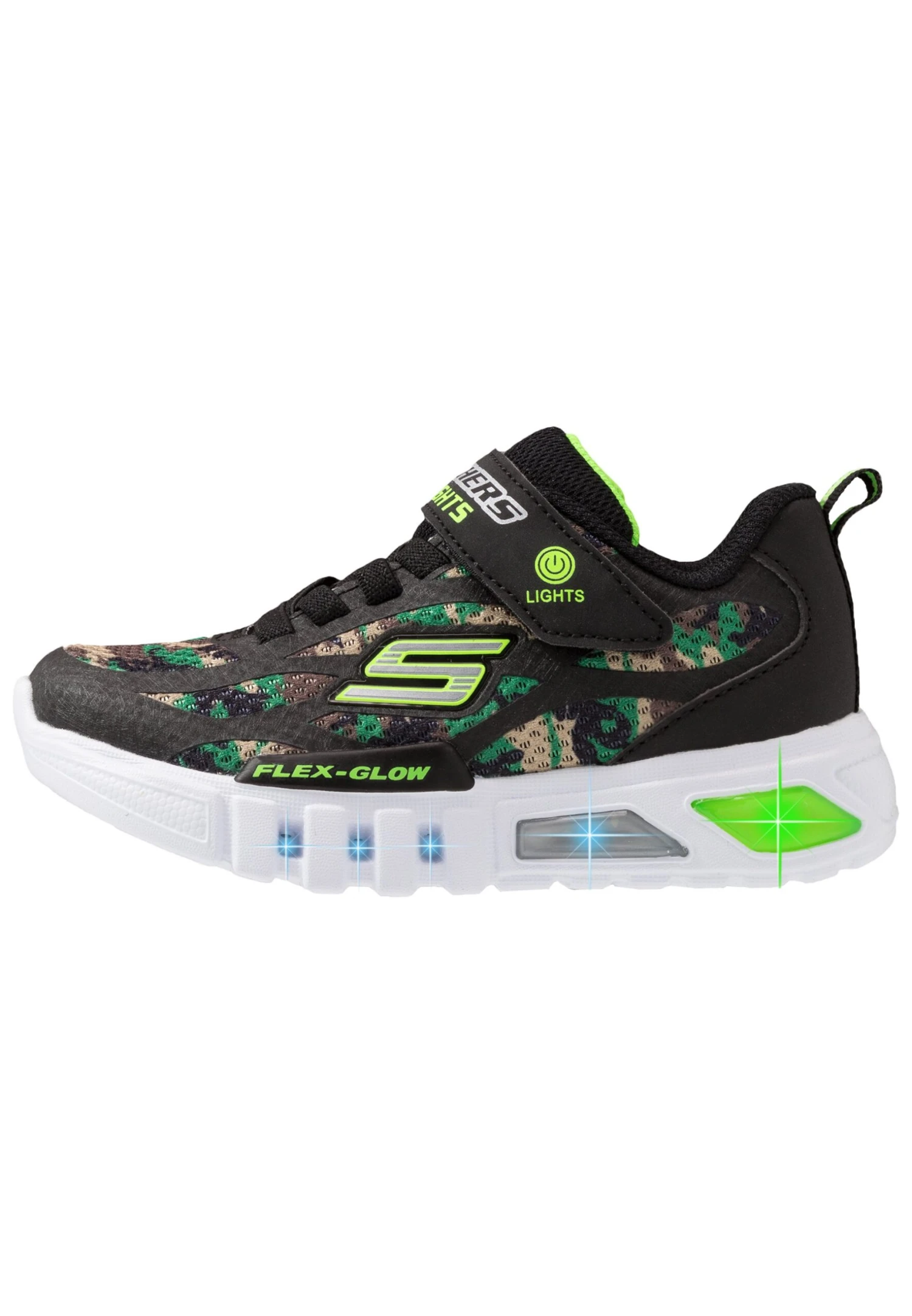 Skechers Flex-Glow - Trainers - Black/Lime 3 Skechers Flex-Glow - Trainers - Black/Lime