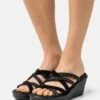 Skechers Rumble On - Heeled Mules - Black -Skechers Sales Store 7f3ac54afee2424486f6ed9da63a1ae1