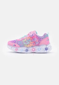 Skechers Heart Lights - Trainers - Hot Pink /Lavender/Aqua