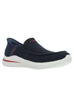 Skechers Delson 3.0 - Slip-Ons - Navy Knit -Skechers Sales Store 876e5d26e1d241deb961f38eba0ca9aa