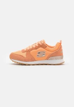 Skechers Trainers - Orange/Rose Gold