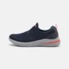 Skechers Delson 3.0 - Slip-Ons - Navy -Skechers Sales Store a4671eab14924020a52debe4c4280912