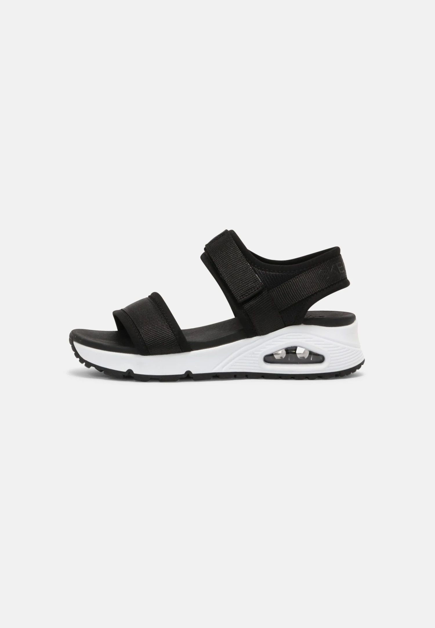 Uno - Sandals - Black/White 4 Uno - Sandals - Black/White - Image 2