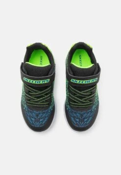 Skechers Microspec Ii - Trainers - Black/Blue/Lime -Skechers Sales Store c67151fd266a4b1188a60490517aa6d5