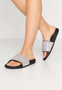 Pop Ups - Mules - Black /Iridescent