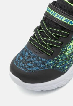 Skechers Microspec Ii - Trainers - Black/Blue/Lime -Skechers Sales Store d9b491716b5b453ebee857eb780501a1