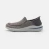 Skechers Delson 3.0 - Slip-Ons - Gray -Skechers Sales Store dd08432f84f34f47995d8e219e70e6cb