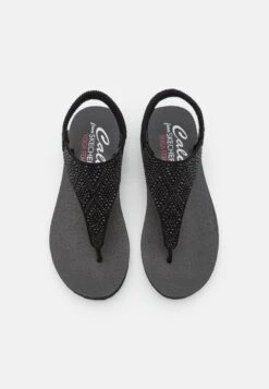 Skechers Meditation - T-Bar Sandals - Black -Skechers Sales Store f74a1b8e41b54c98b9731b2fcc4ef97c