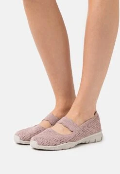 Skechers Seager - Ankle Strap Ballet Pumps - Violett